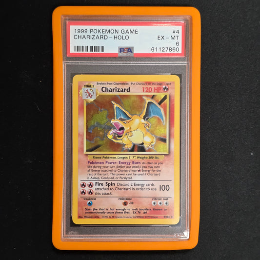 Pokemon TCG Charizard *Holo* Base Set 4/102 (PSA 6)