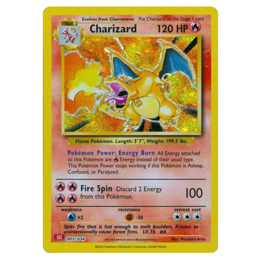 Pokemon TCG Charizard *Holo* Classic Collection 003/034