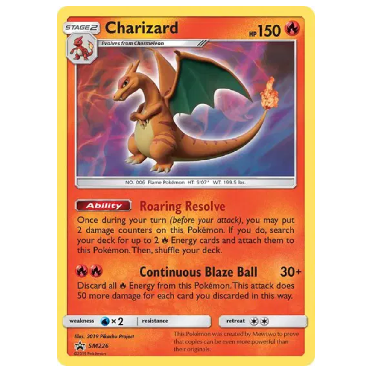 Pokemon TCG Charizard Sun & Moon SM226