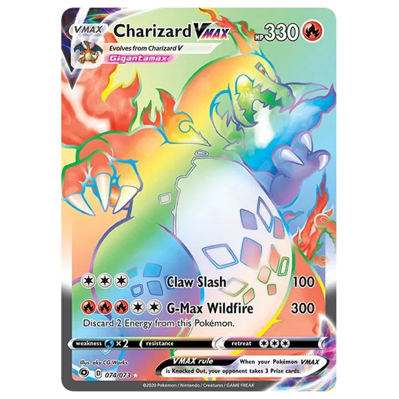 Pokemon TCG Charizard VMAX Champions Path 074/073