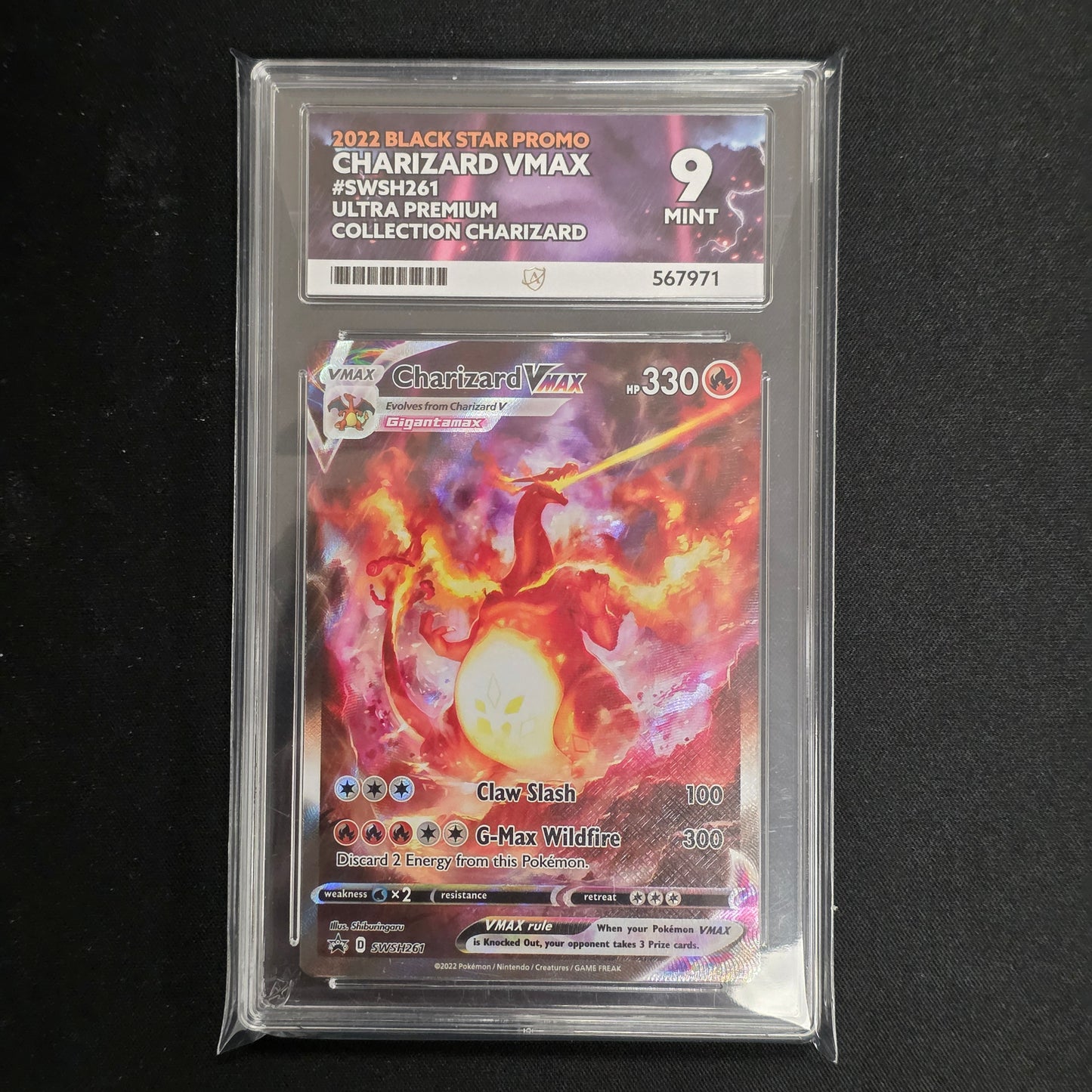 Pokemon TCG Charizard VMAX Promo SWSH261 (Ace 9)