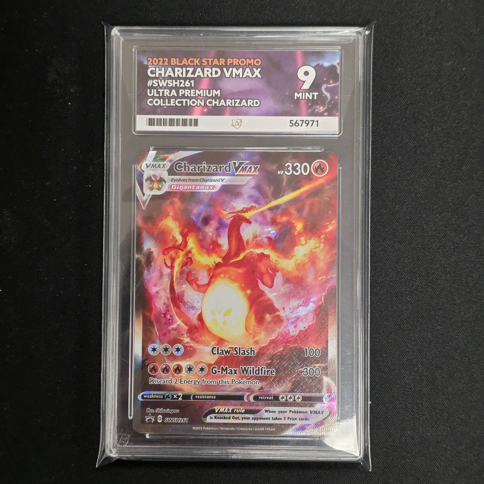 Pokemon TCG Charizard VMAX Promo SWSH261 (Ace 9)