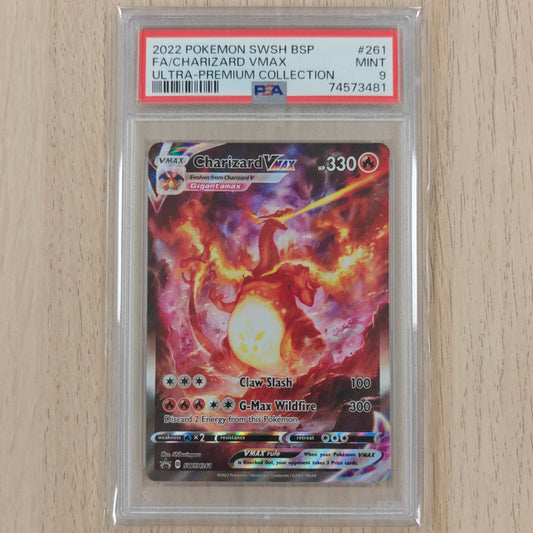 Pokemon TCG Charizard VMAX Promo SWSH261 (PSA 9)