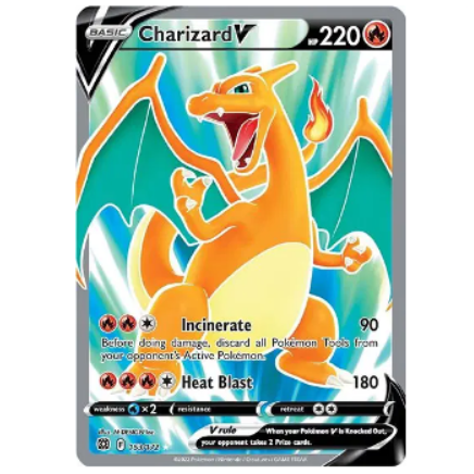 Pokemon TCG Charizard V Brilliant Stars 153/172