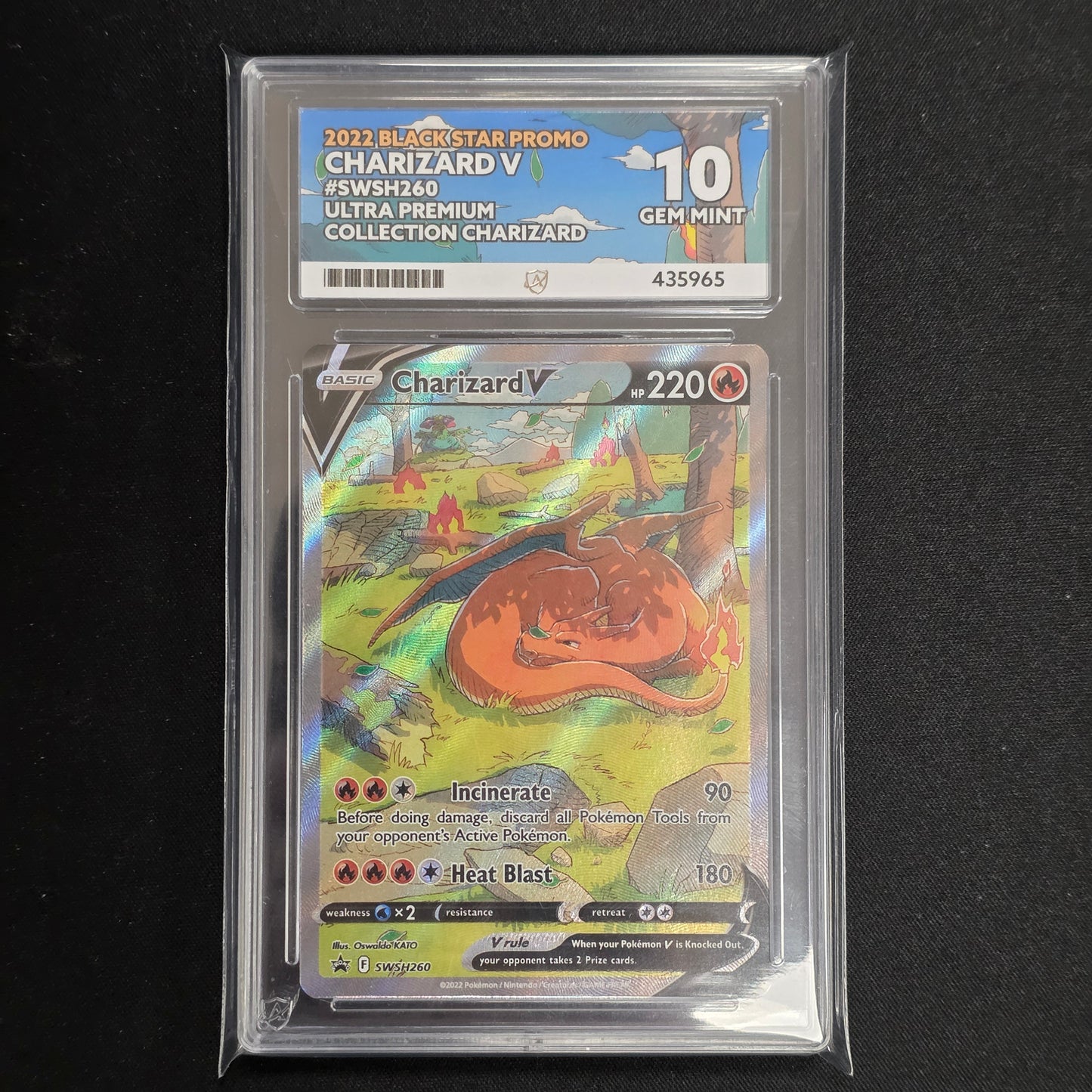 Pokemon TCG Charizard V Promo SWSH260 (Ace 10)