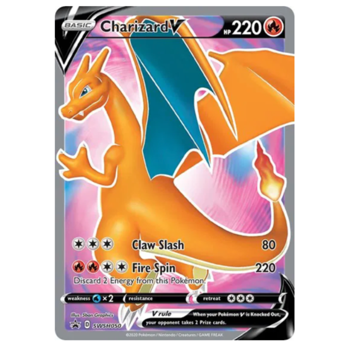 Pokemon TCG Charizard V Sword & Shield Promo SWSH050
