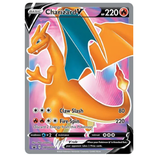 Pokemon TCG Charizard V Sword & Shield Promo SWSH050