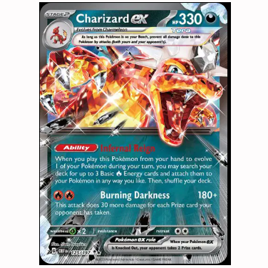 Pokemon TCG Charizard ex Obsidian Flames 125/197