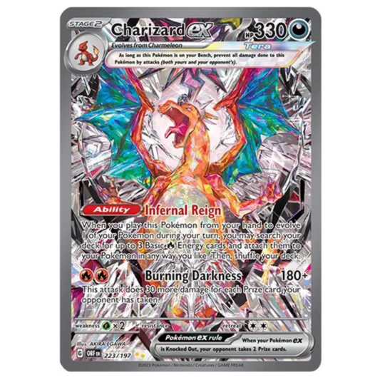 Pokemon TCG Charizard ex Obsidian Flames 223/197