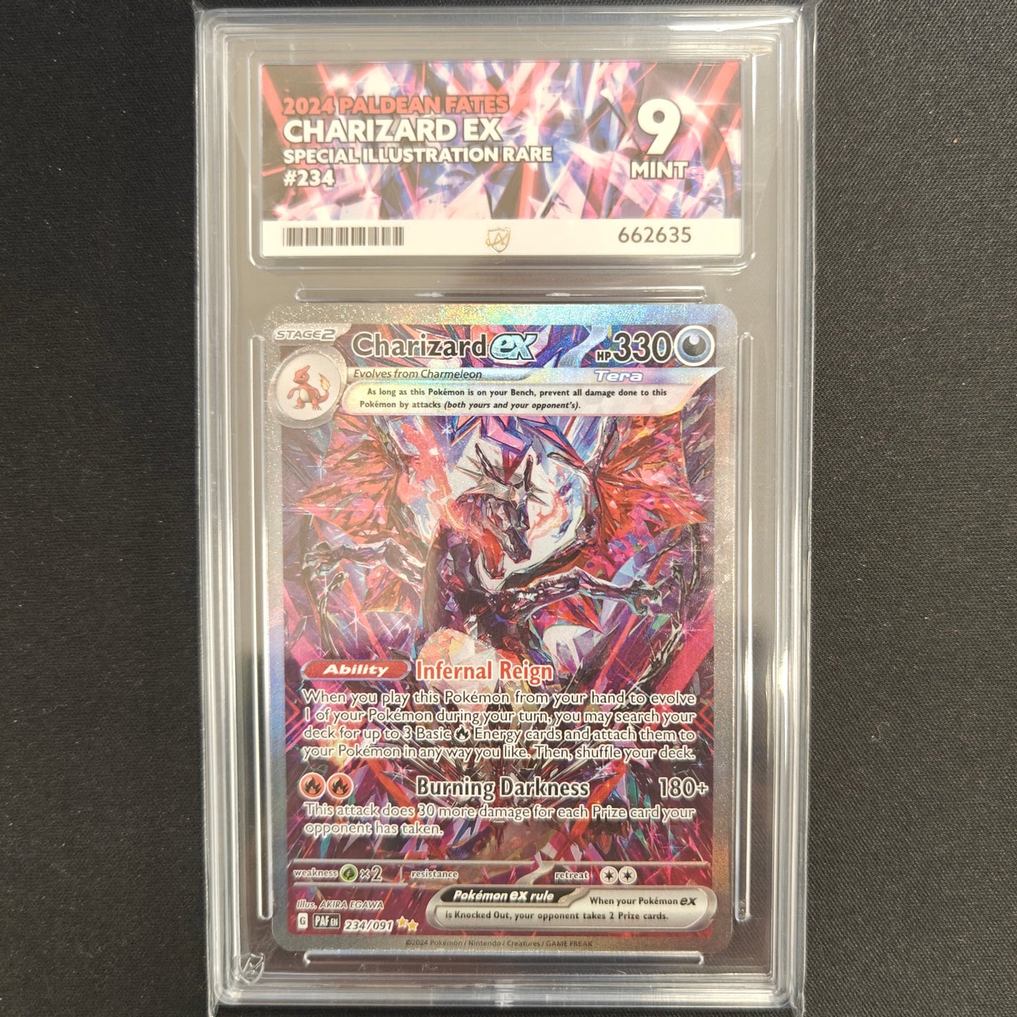 Pokemon TCG Charizard ex Paldean Fates 234/091 (ACE 9)