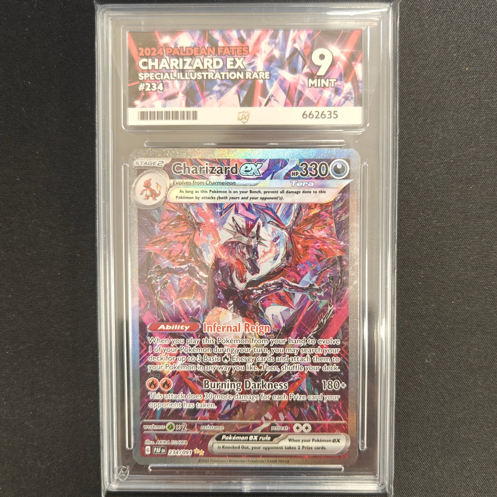 Pokemon TCG Charizard ex Paldean Fates 234/091 (ACE 9)