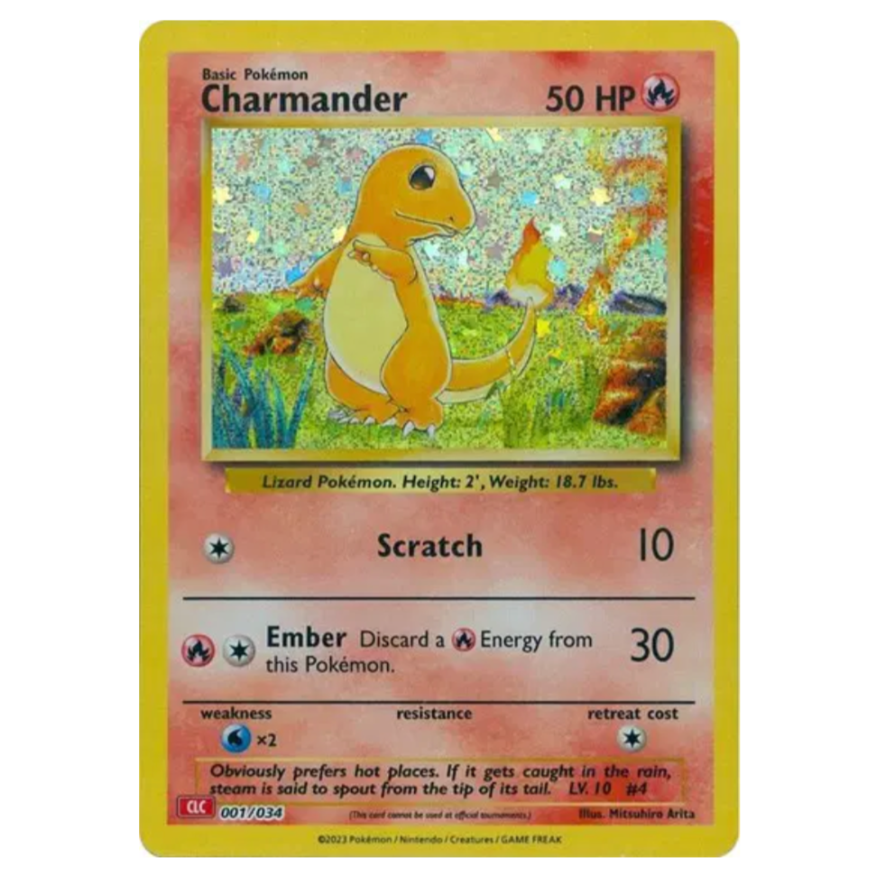 Pokemon TCG Charmeleon Trading Card Classic Collection 002/034