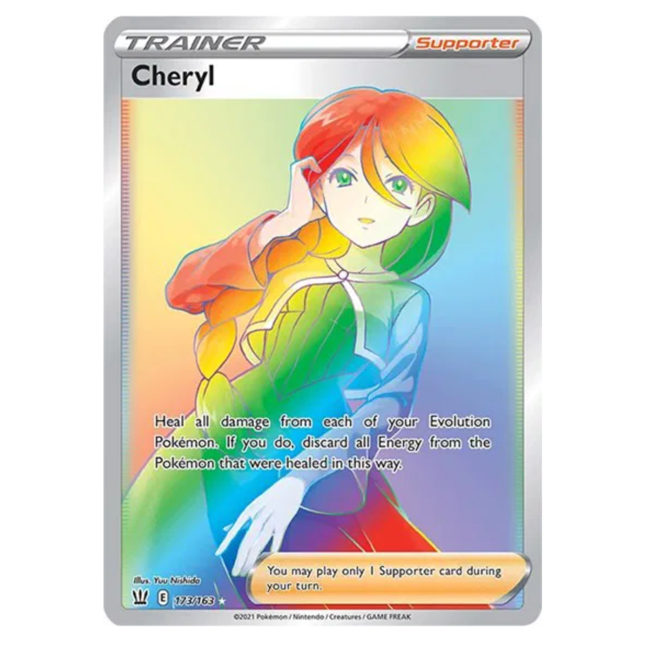 Pokemon TCG Cheryl Battle Styles 173/163