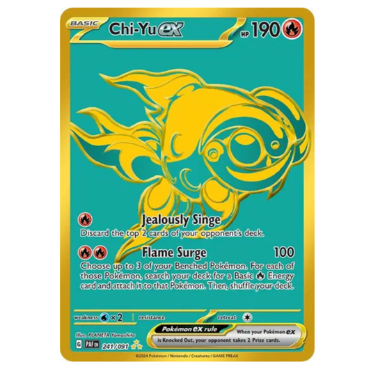 Pokemon TCG Chi-Yu ex Paldean Fates 241/091