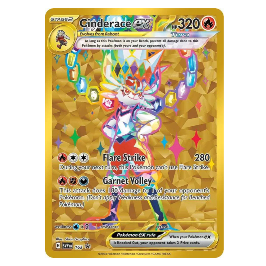 Pokemon TCG Cinderace ex Promo 163 *Sealed*