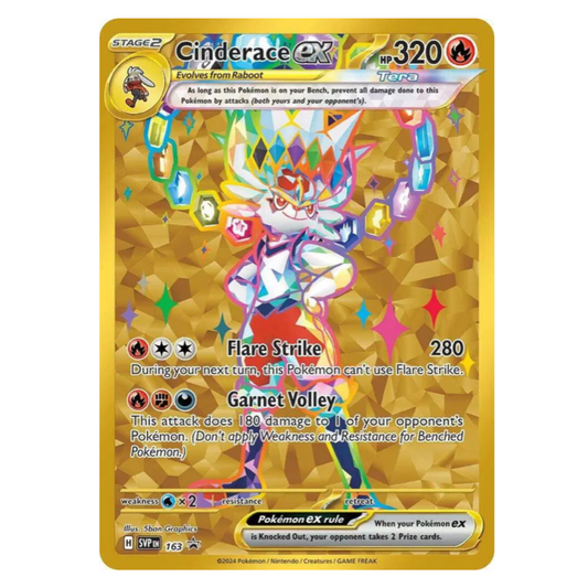 Pokemon TCG Cinderace ex Promo 163 *Sealed*