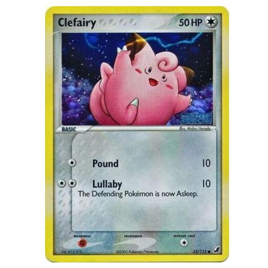Pokemon TCG Clefairy *Reverse Holo* EX Unseen Forces 53/115