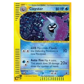 Pokemon TCG Cloyster *Holo* Expedition 8/165