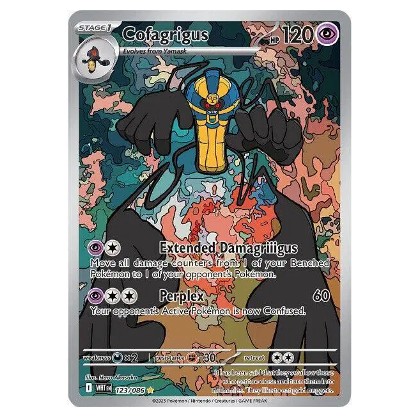 Pokemon TCG Cofagrigus White Flare 123/086