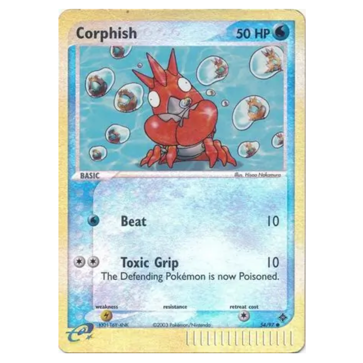 Pokemon TCG Corphish *Reverse Holo* EX Dragon 54/97