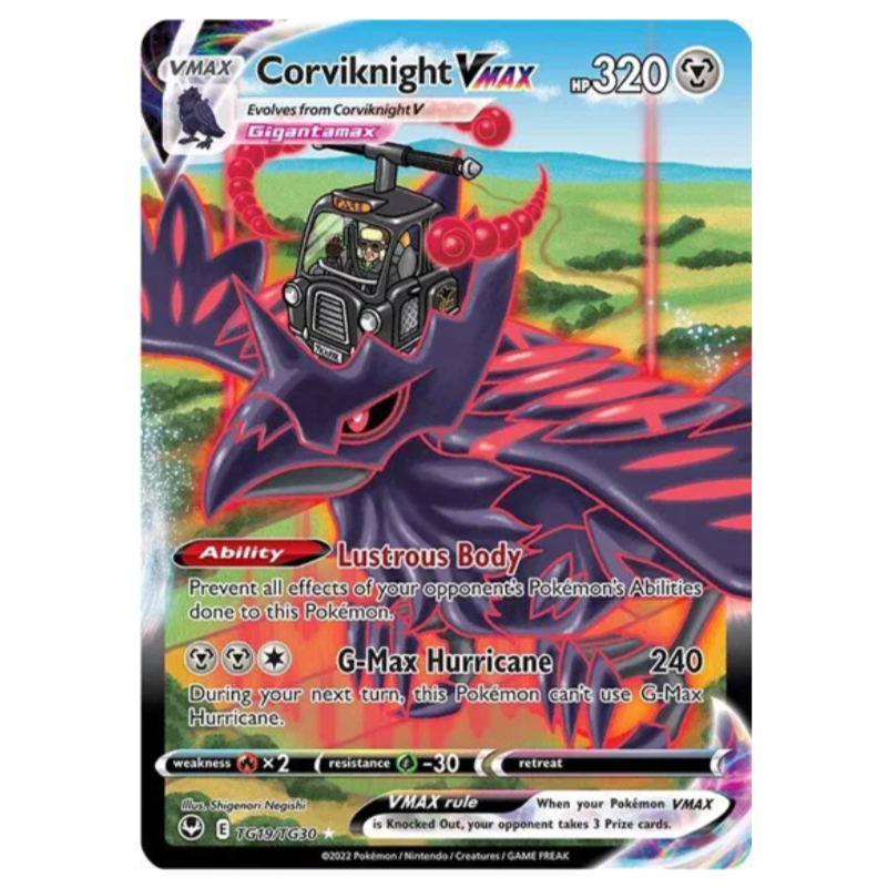 Pokemon TCG Corviknight VMAX Silver Tempest TG19/TG30