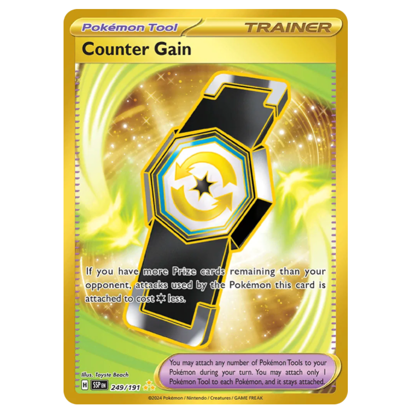 Pokemon TCG Counter Gain Surging Sparks 249/191