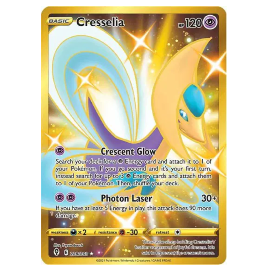 Pokemon TCG Cresselia Evolving Skies 228/203