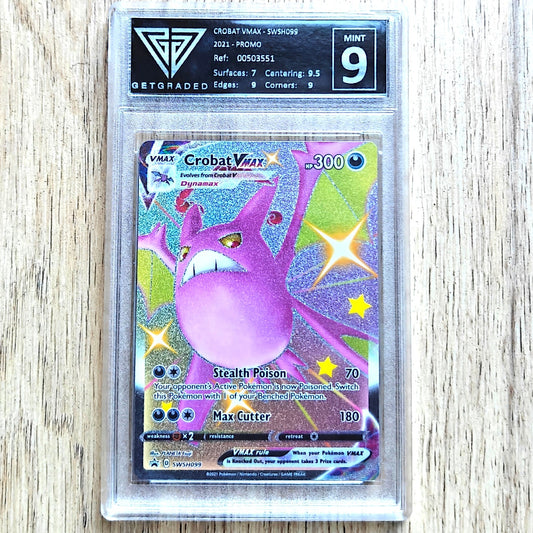 Pokemon TCG Crobat VMAX swsh099  (Get Graded 9)