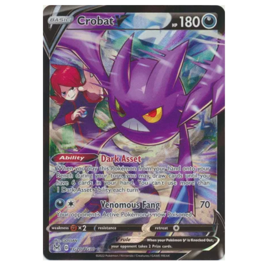 Pokemon TCG Crobat V Lost Origin TG20/TG30
