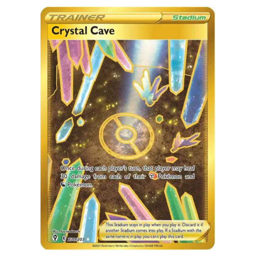 Pokemon TCG Crystal Cave Evolving Skies 230/203