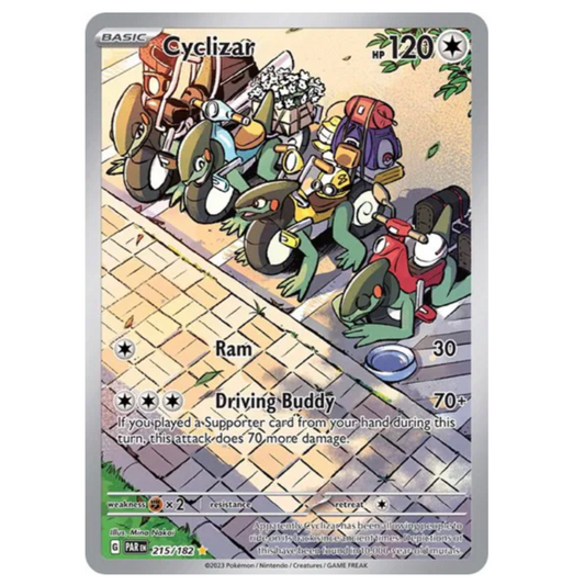 Pokemon TCG Cyclizar Paradox Rift 215/182