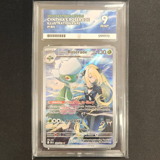 Pokemon TCG Cynthia's Roserade Destined Rivals 184/182 (ACE 9)
