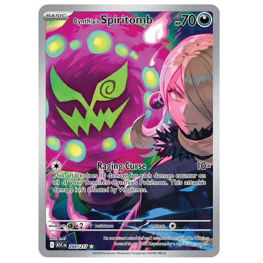 Pokemon TCG Cynthia's Spiritbomb Ascended Heroes 244/217