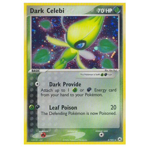 Pokemon TCG Dark Celebi *Holo* EX Hidden Legends 4/101