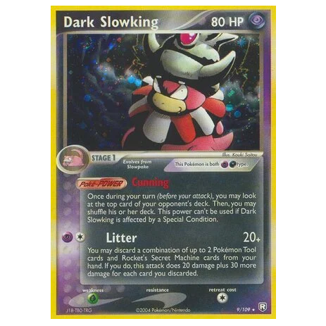 Pokemon TCG Dark Slowking *Holo* EX Team Rocket Returns 9/109