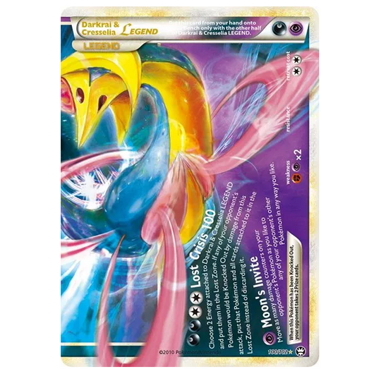 Pokemon TCG Darkrai & Cresselia Legend *Bottom* Triumphant 100/102
