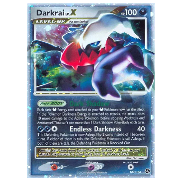 Pokemon TCG Darkrai Lv.X Great Encounters 104/106