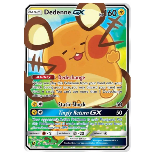 Pokemon TCG Dedenne GX Promo 195a/214