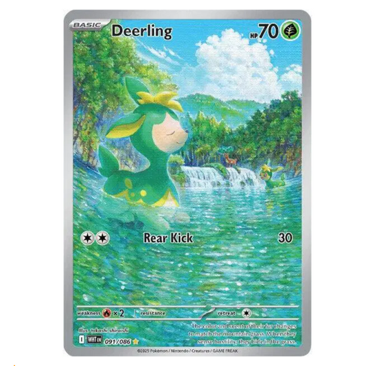 Pokemon TCG Deerling White Flare 091/086 