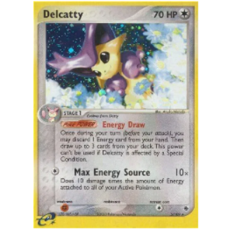 Pokemon TCG Delcatty *Reverse Holo* EX Ruby & Sapphire 5/109