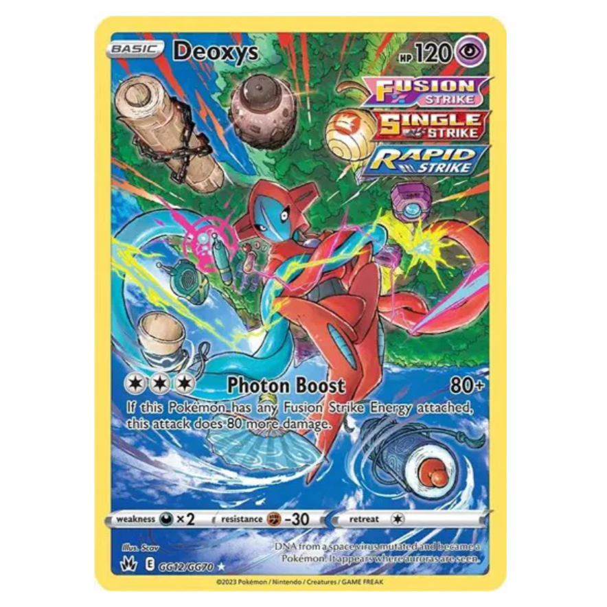 Pokemon TCG Deoxys Crown Zenith GG12/GG70