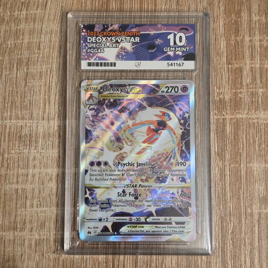 Pokemon TCG Deoxys VSTAR Crown Zenith GG46/GG70 (Ace 10)