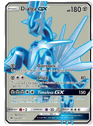 Pokemon TCG Dialga GX Forbidden Light 125/131