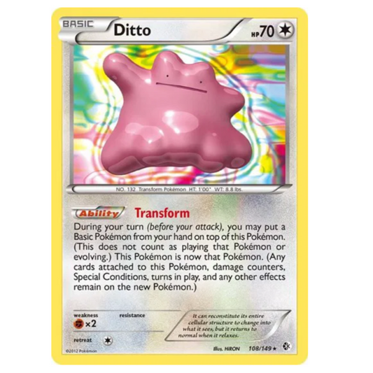 Pokemon TCG Ditto Boundaries Crossed 108/149