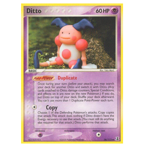 Pokemon TCG Ditto Nintendo Promo 38/113