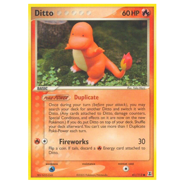 Pokemon TCG Ditto Nintendo Promo 61/113