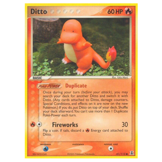Pokemon TCG Ditto Nintendo Promo 61/113