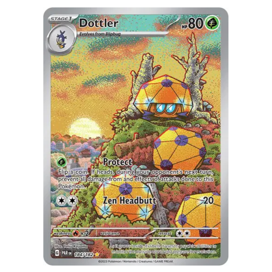 Pokemon TCG Dottler Paradox Rift 184/182