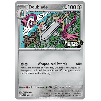Pokemon TCG Doublade Perfect Order Promo  *Sealed Stamped* 067