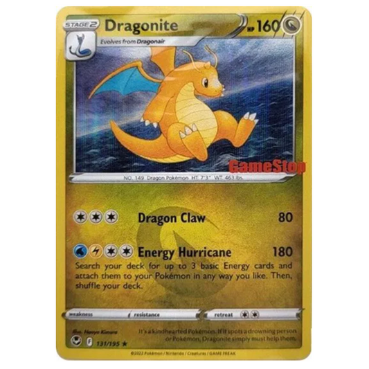 Pokemon TCG Dragonite Gamestop Stamp Promo 131/195 *Sealed*